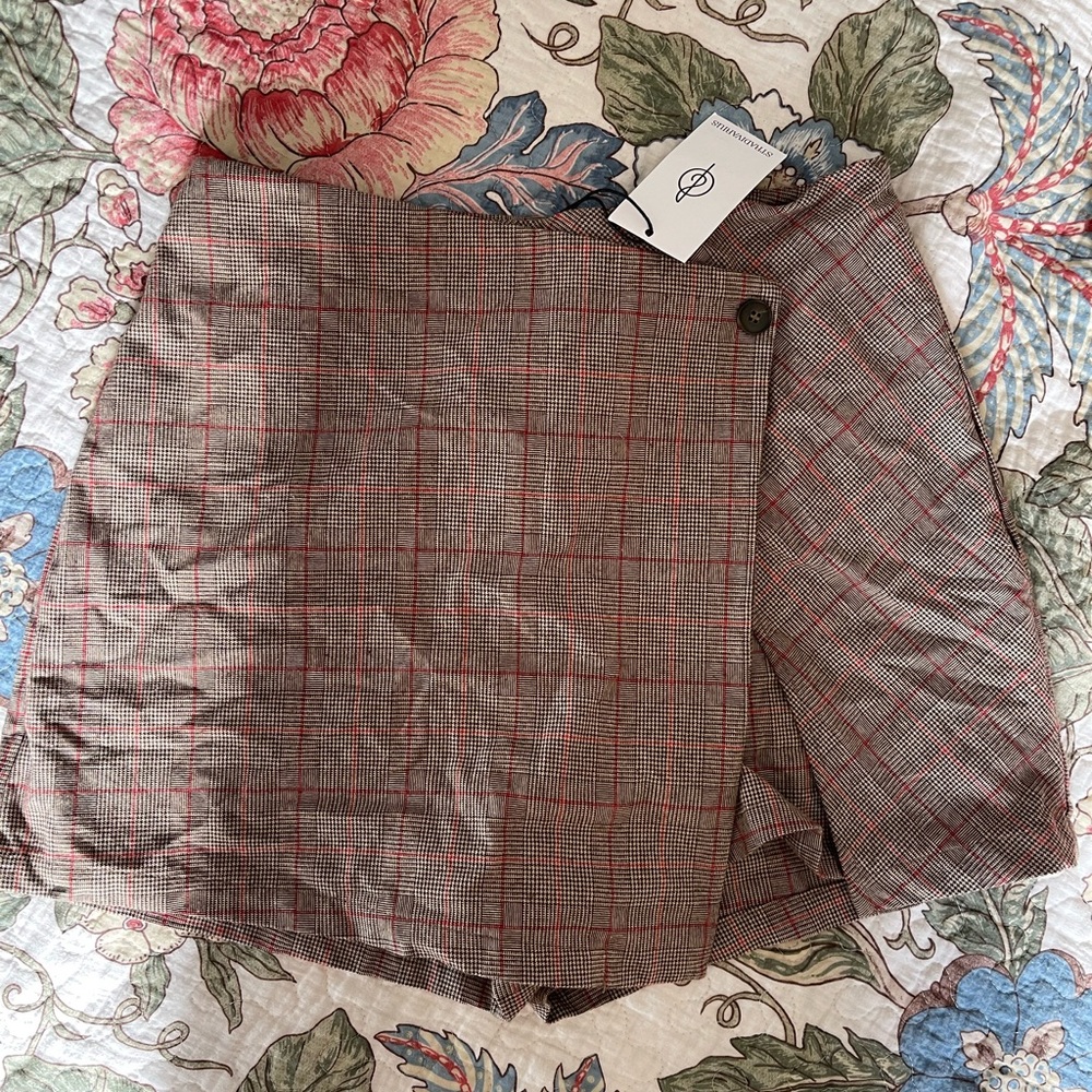 Check skort - Picture 3 of 4
